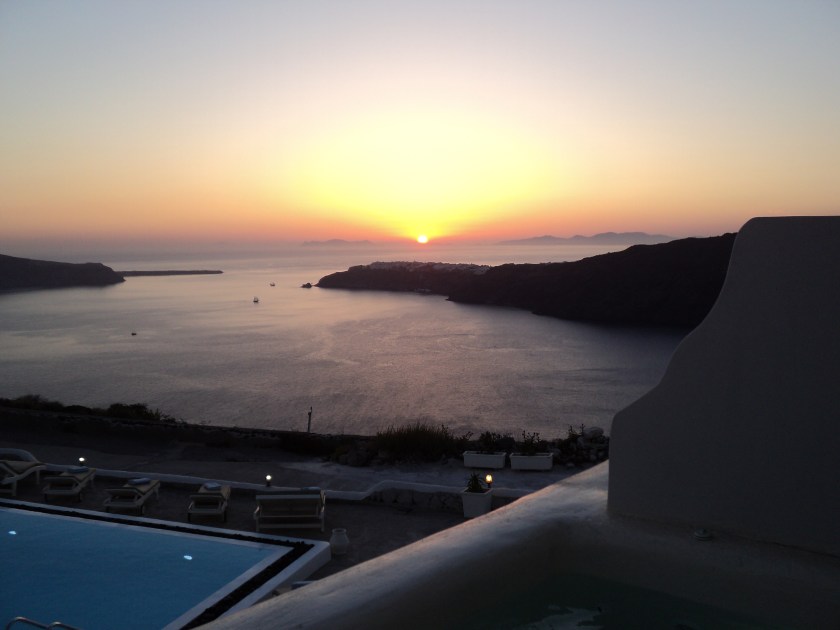 Santorini is famous for its sunsets too