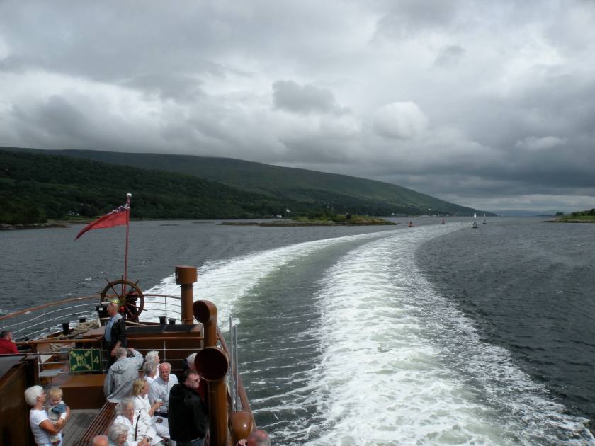 Steaming Through The Kyles of Bute 1